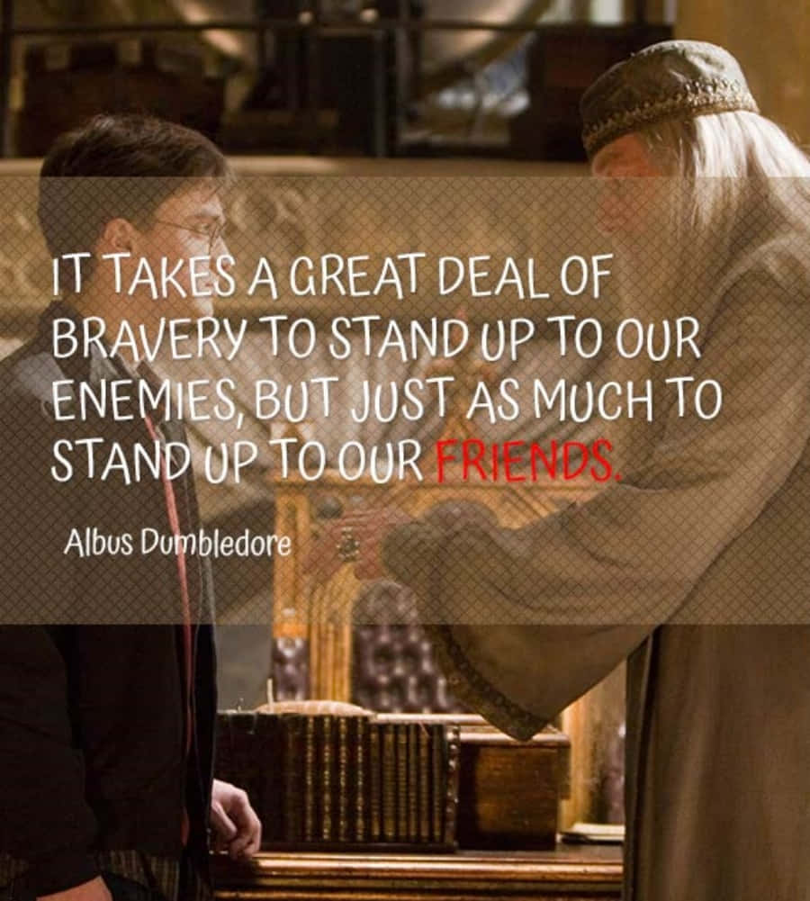 Caption: Inspirational Harry Potter Quotes Wallpaper Background