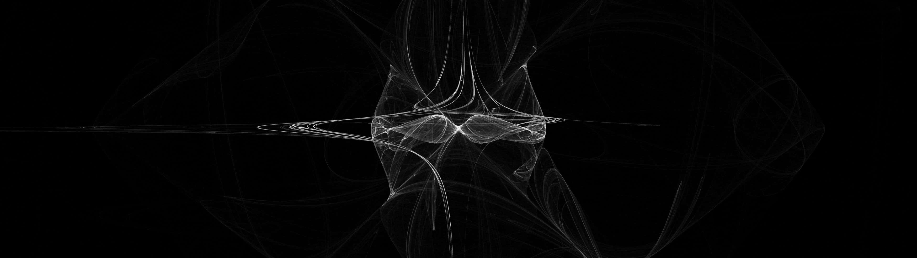 Caption: Interplay Of Geometry - A Hyperbolic Abstract Background