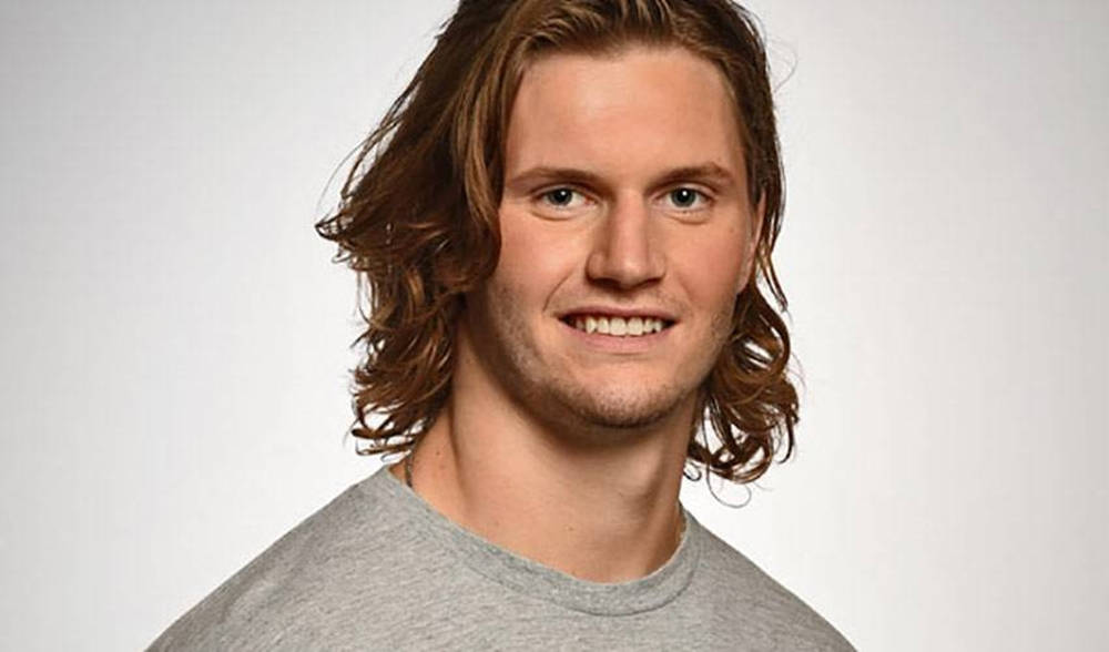 Caption: Jacob Trouba's Exclusive Portrait Background