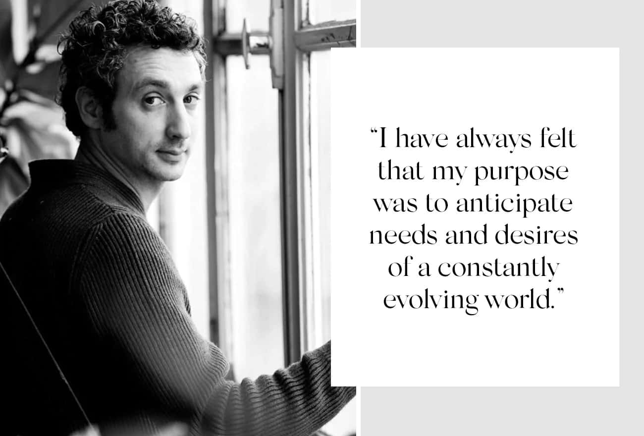 Caption: Jérôme Dreyfuss - A Visionary Of Fashion Design Background