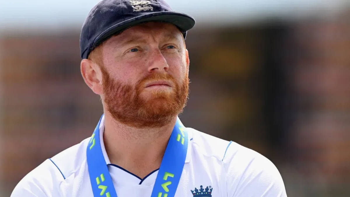 Caption: Jonny Bairstow In The Moment - Candid Capture Background