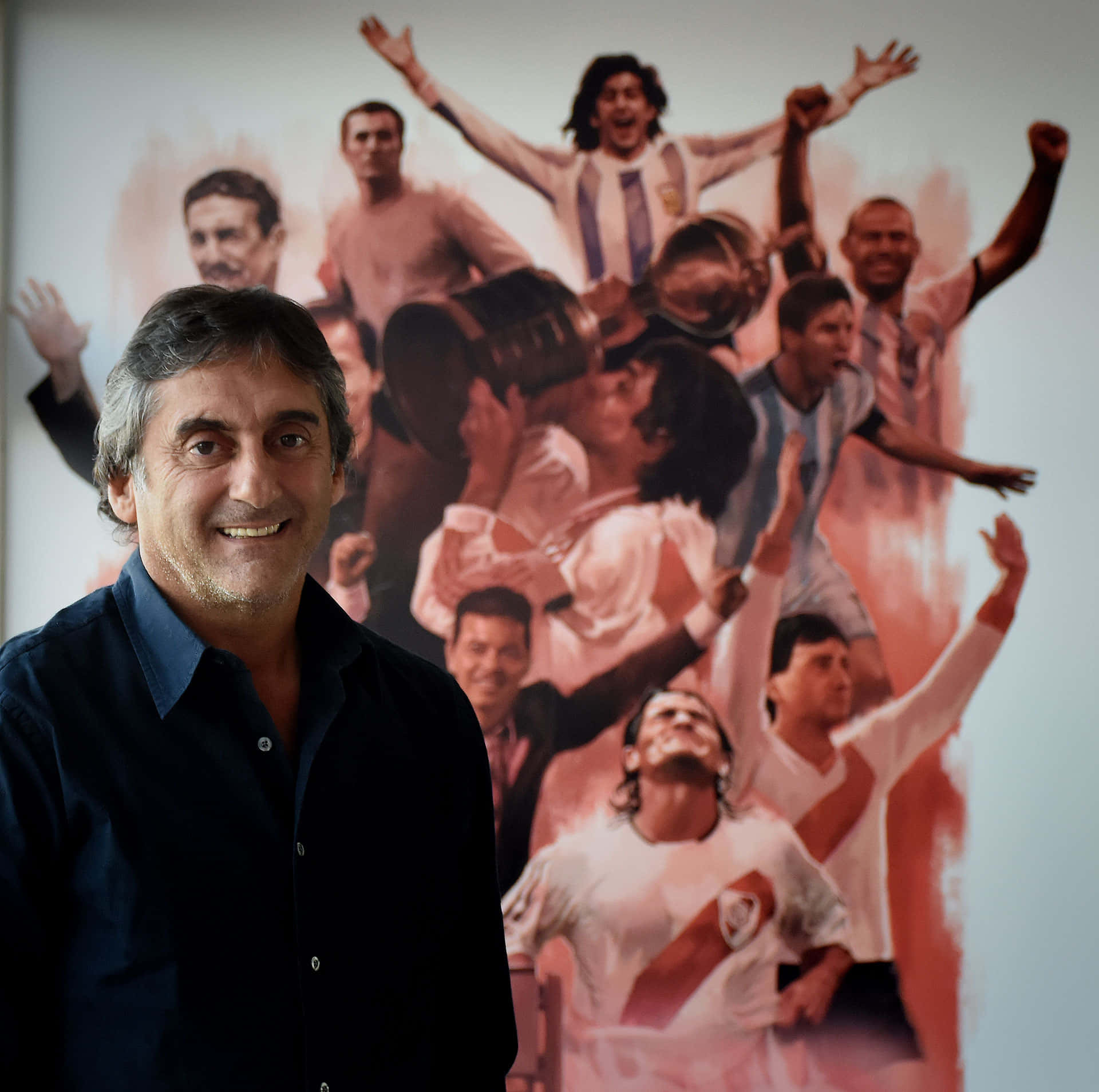 Caption: Legendary Football Icon - Enzo Francescoli In Action Background