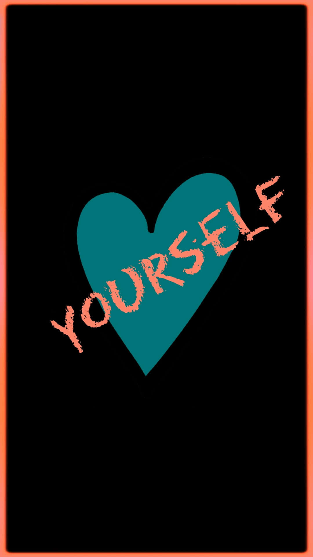Caption: Love Yourself - Inspirational Wallpaper Background