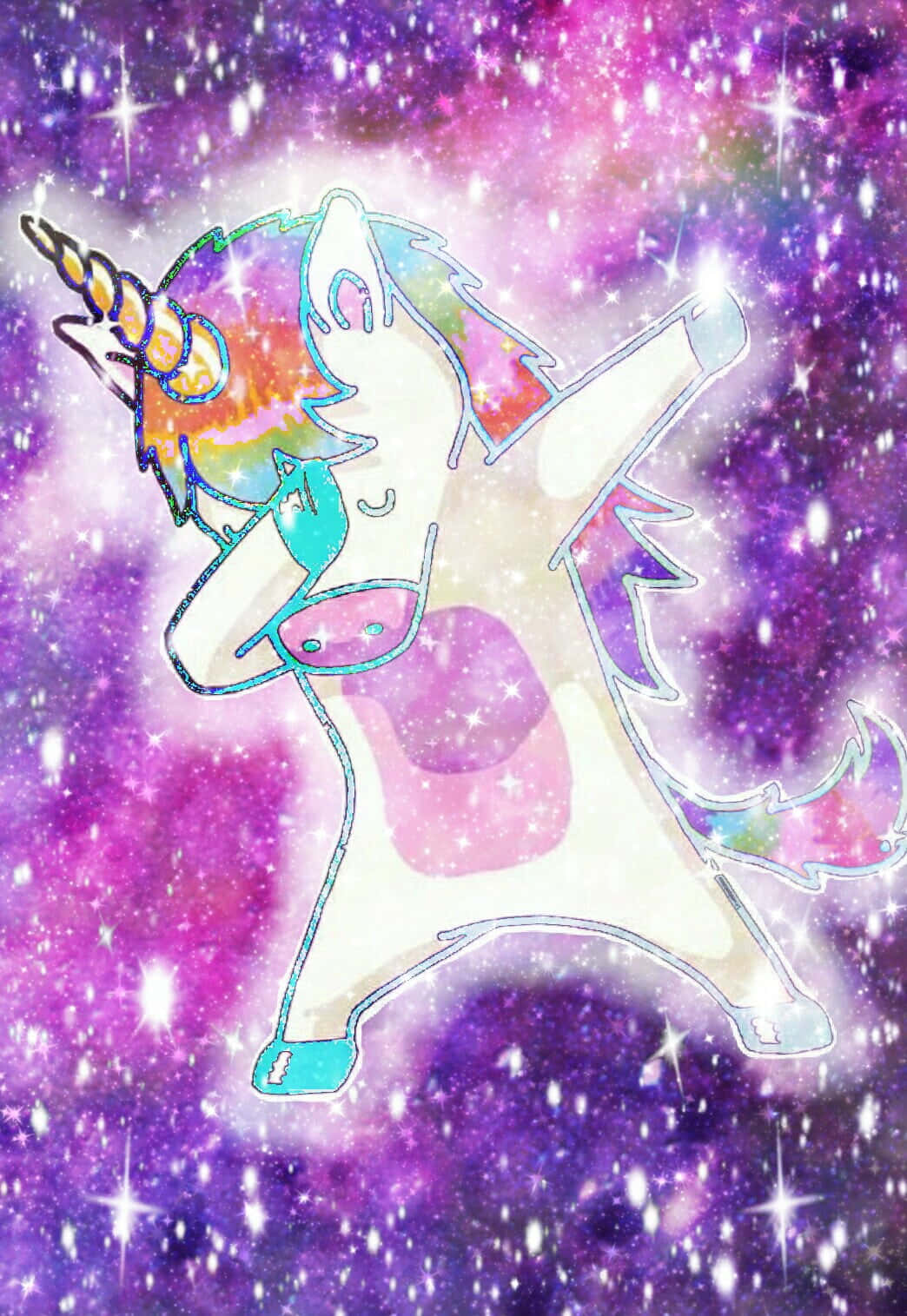 Caption: Magical Cute Unicorn