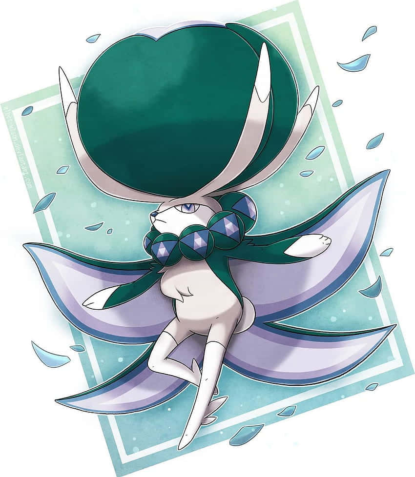 Caption: Majestic Calyrex From The Pokemon Series Background