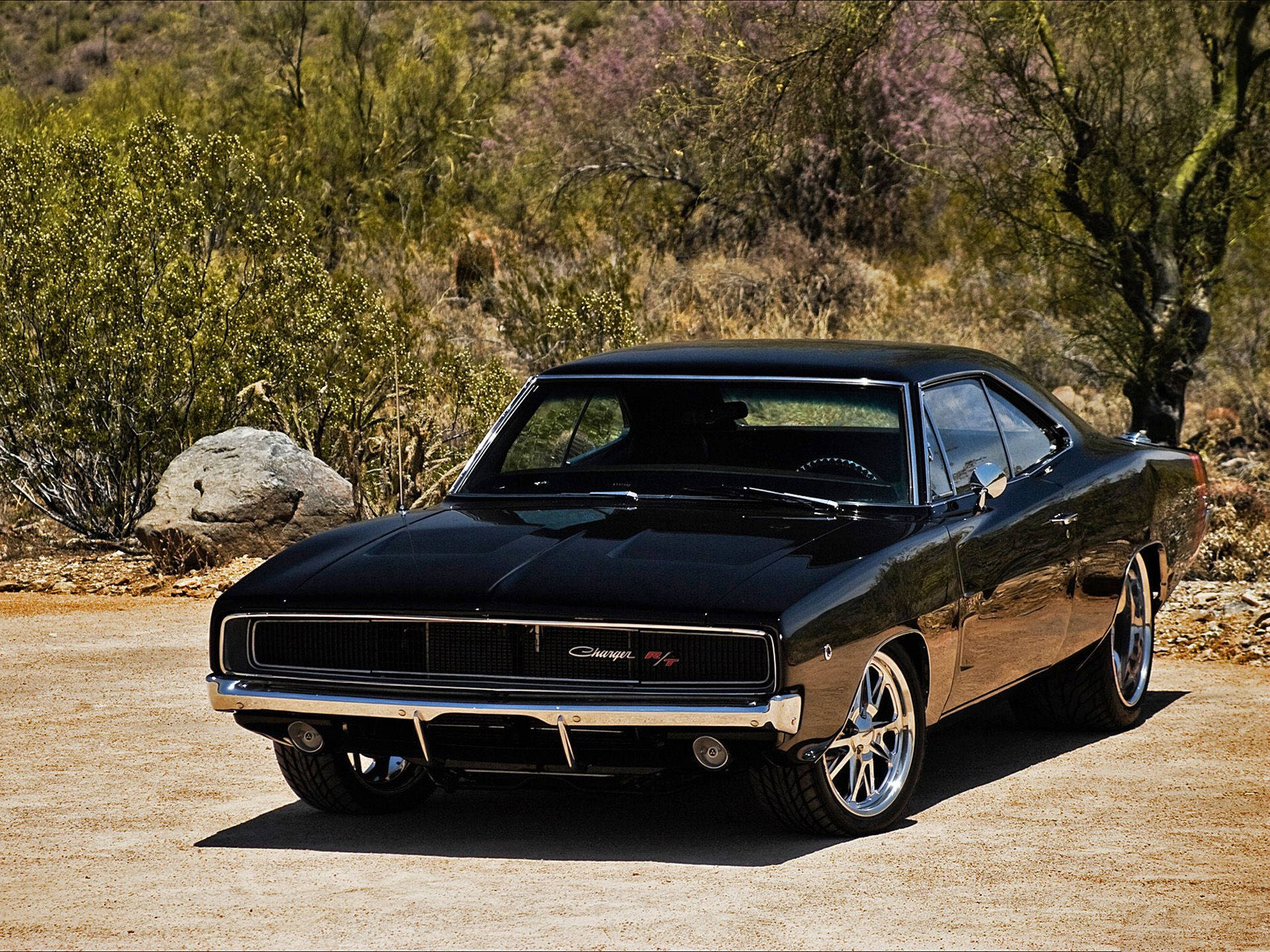 Caption: Majestic Dodge Charger R/t - The Iconic Muscle Car