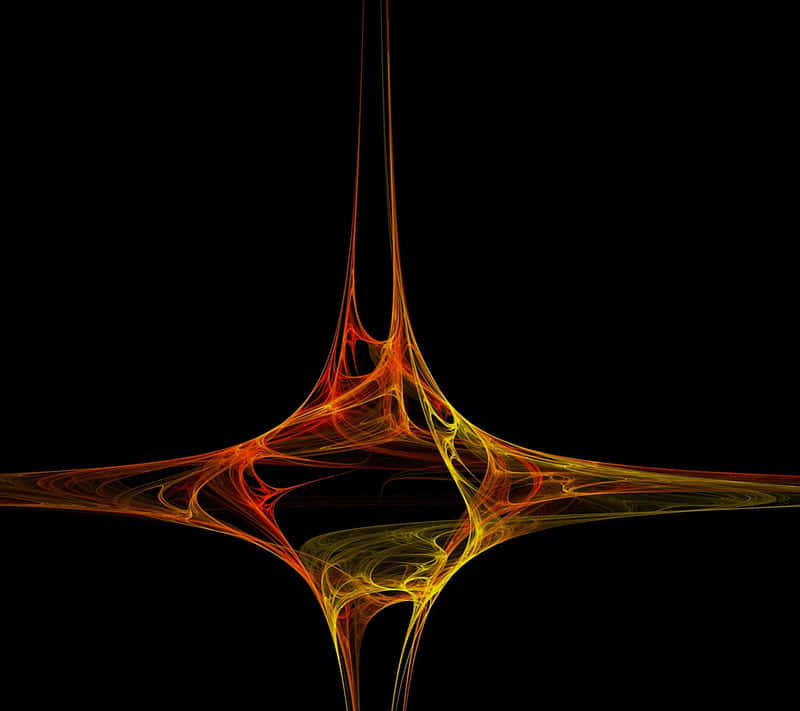 Caption: Majestic Hyperbolic Flame Pattern Background