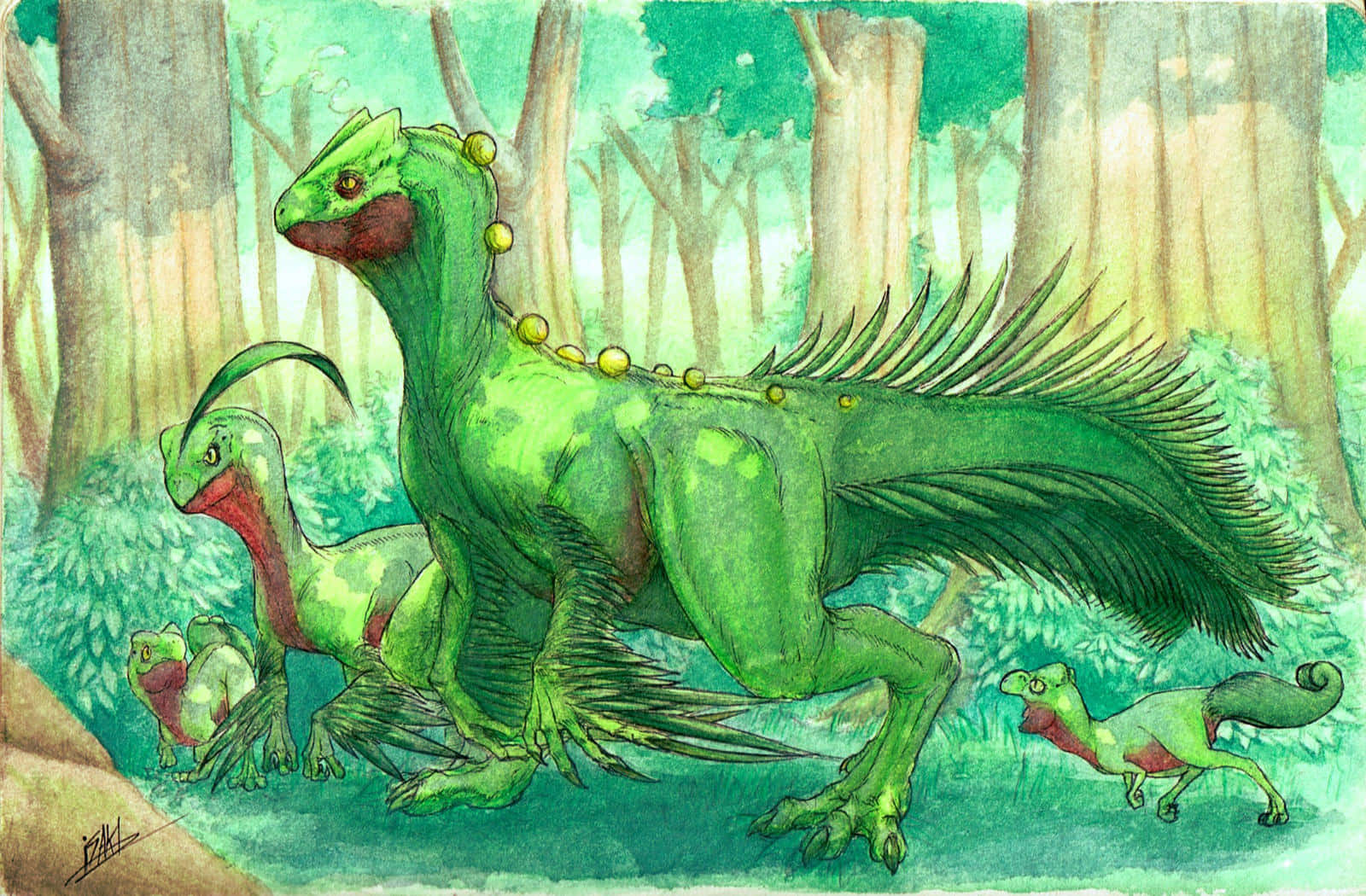 Caption: Majestic Realistic Rendering Of Sceptile, The Powerful Grass Type Pokémon