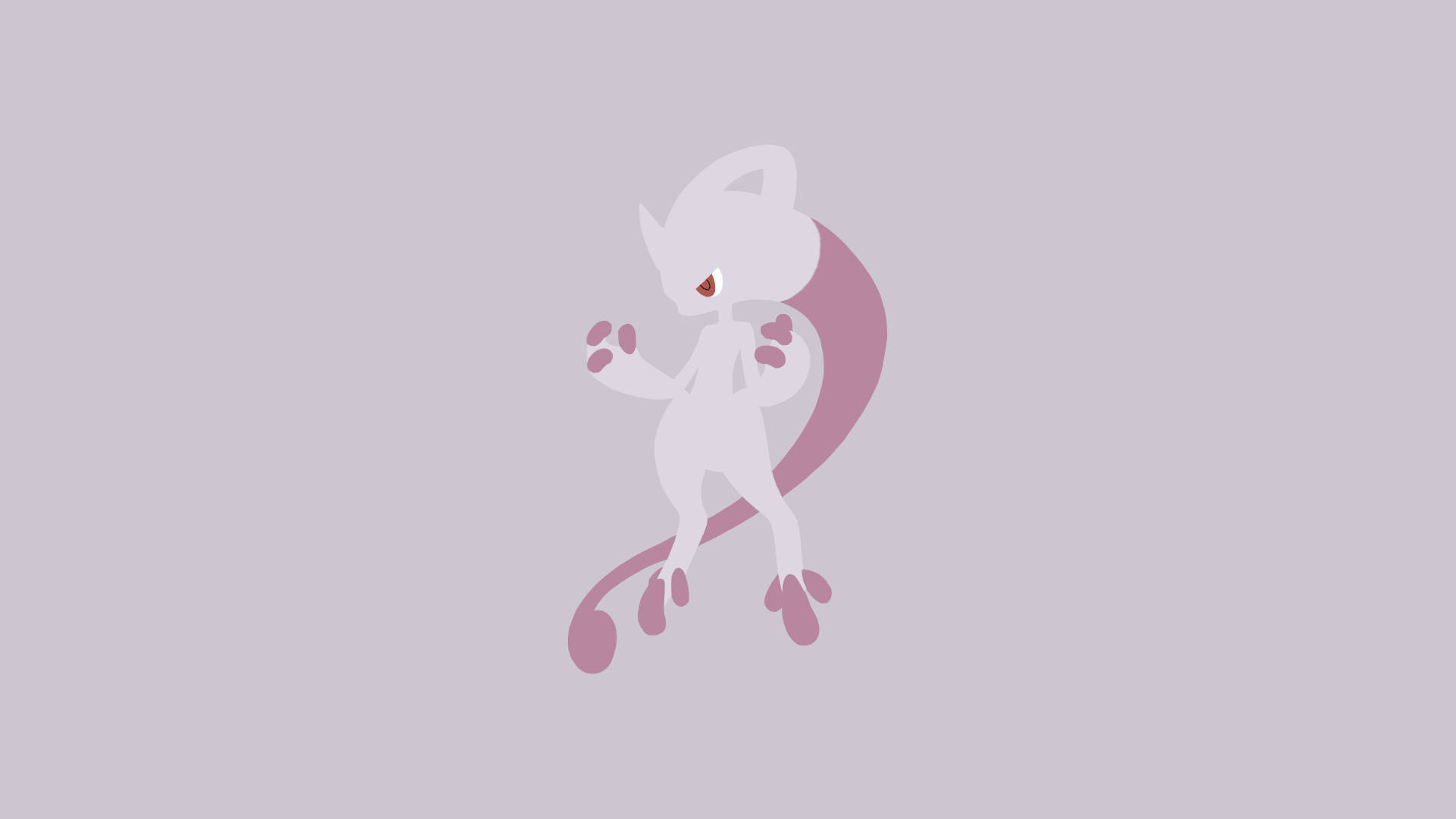 Caption: Majestic Shiny Mewtwo Unleashing Power In Pokemon Universe Background