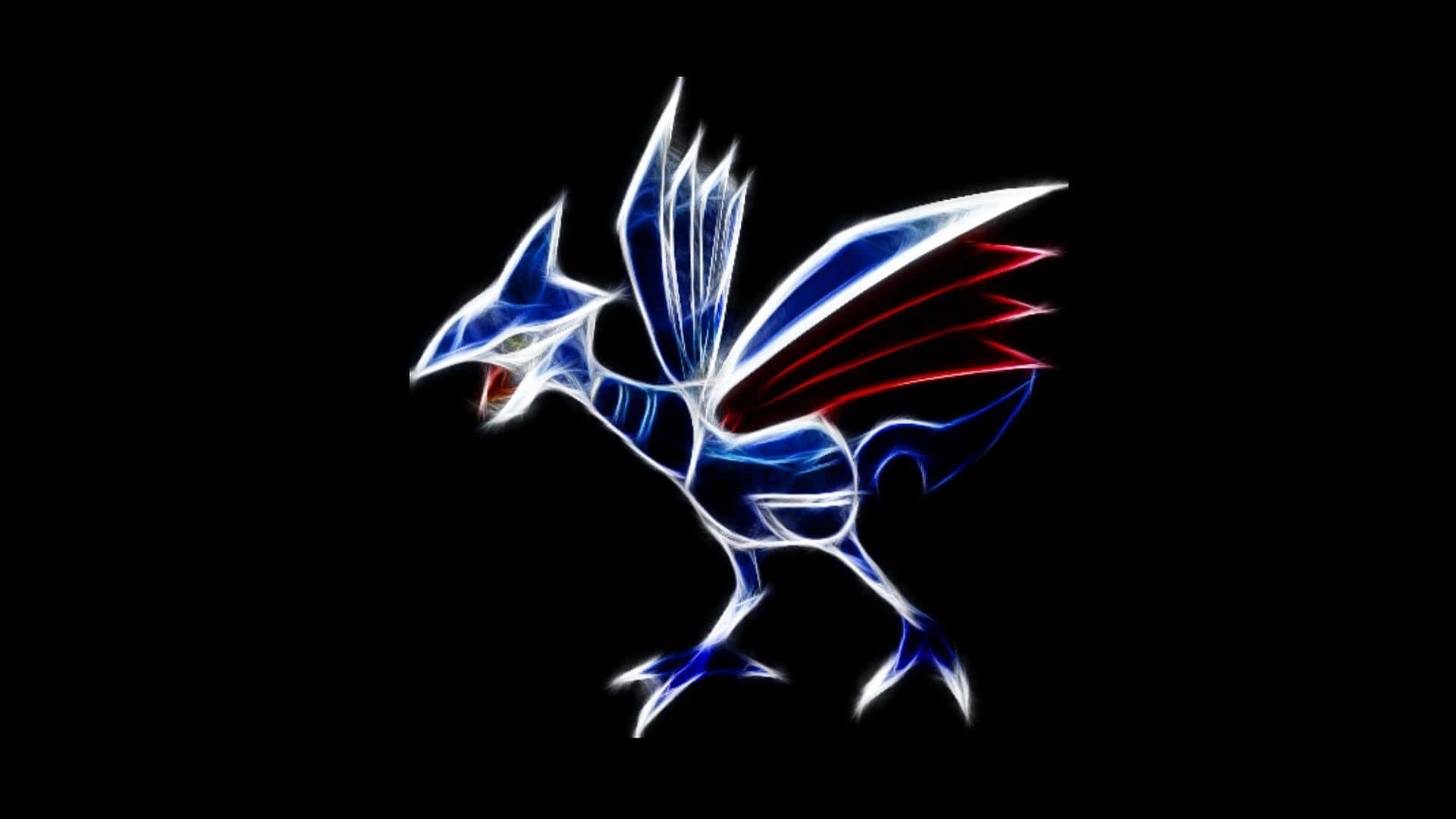 Caption: Majestic Skarmory In Glowing Artistry Background