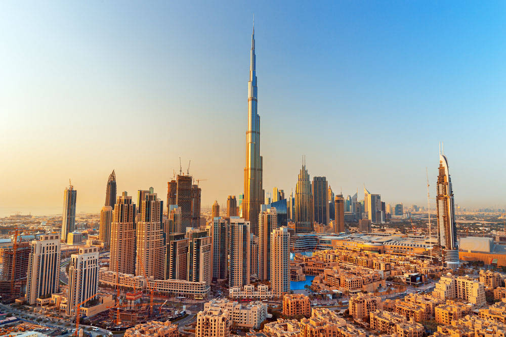 Caption: Majestic View Of Burj Khalifa, Uae