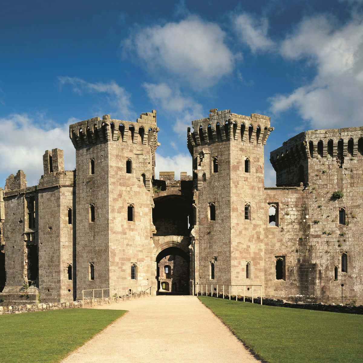 Caption: Majestic View Of Cardiff Castle In Cardiff, Wales