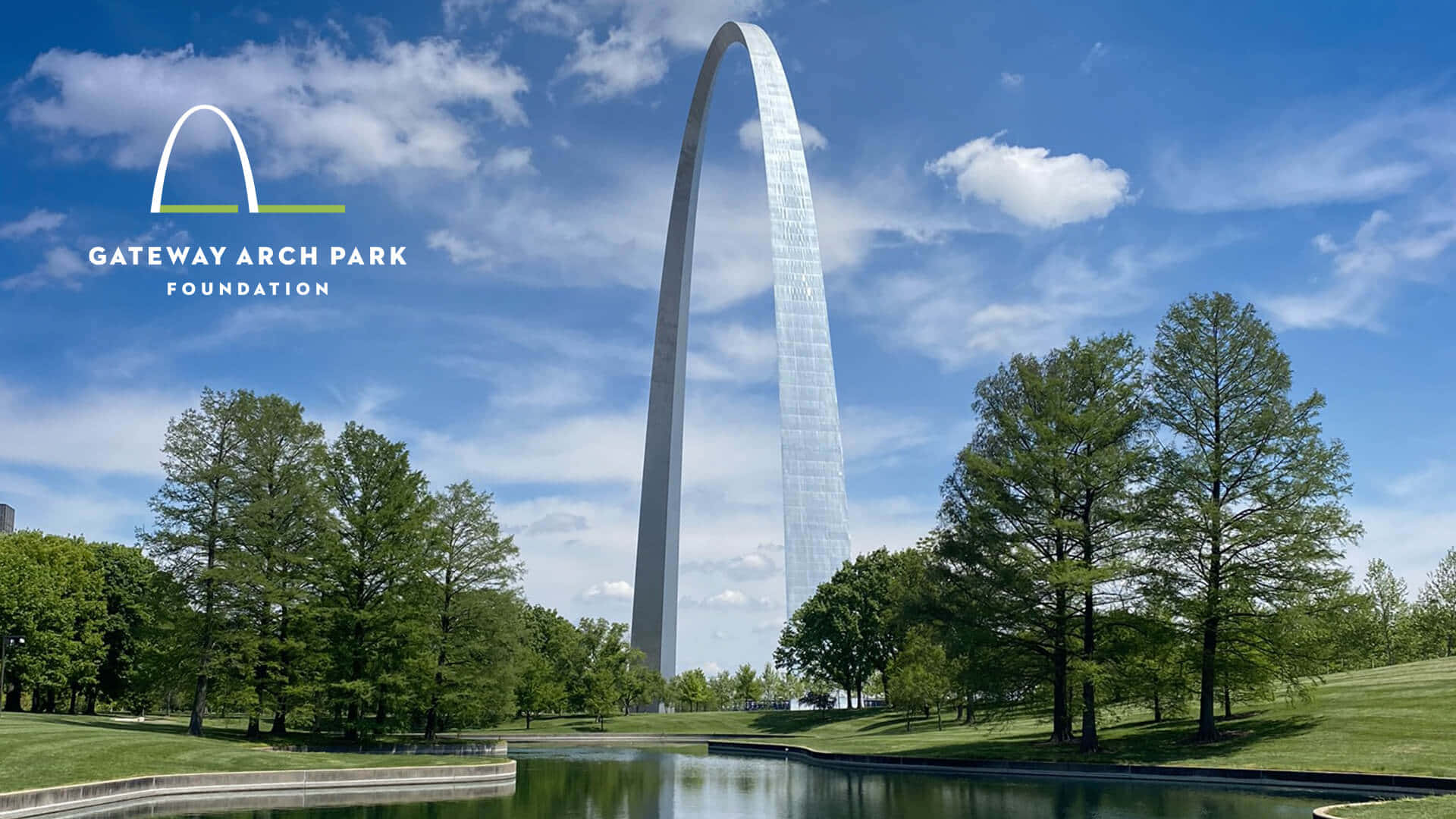 Caption: Majestic View Of The Gateway Arch Background