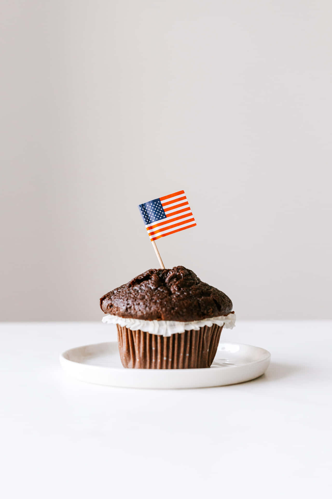 Caption: Majestic Waving U.s. Flag Background