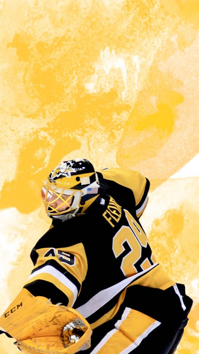 Caption: Marc Andre Fleury In Action Background