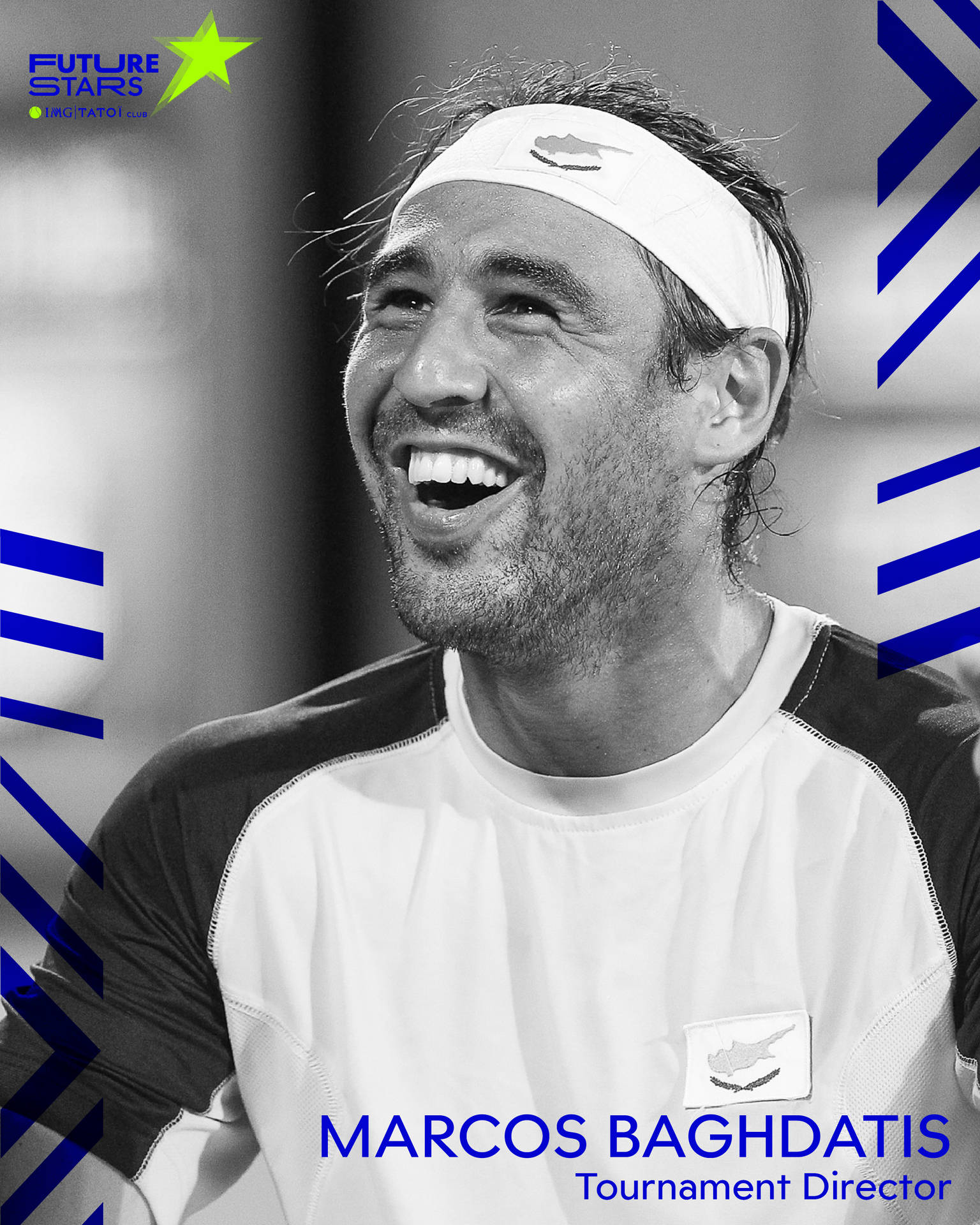 Caption: Marcos Baghdatis Holding The Trophy At A Tennis Tournament Background