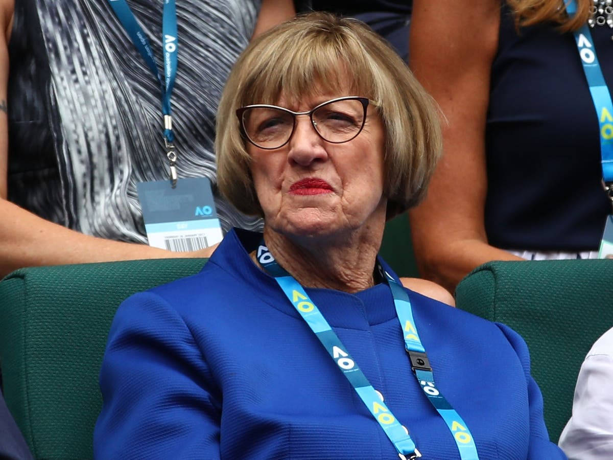 Caption: Margaret Court At A Christian Ministry Event Background