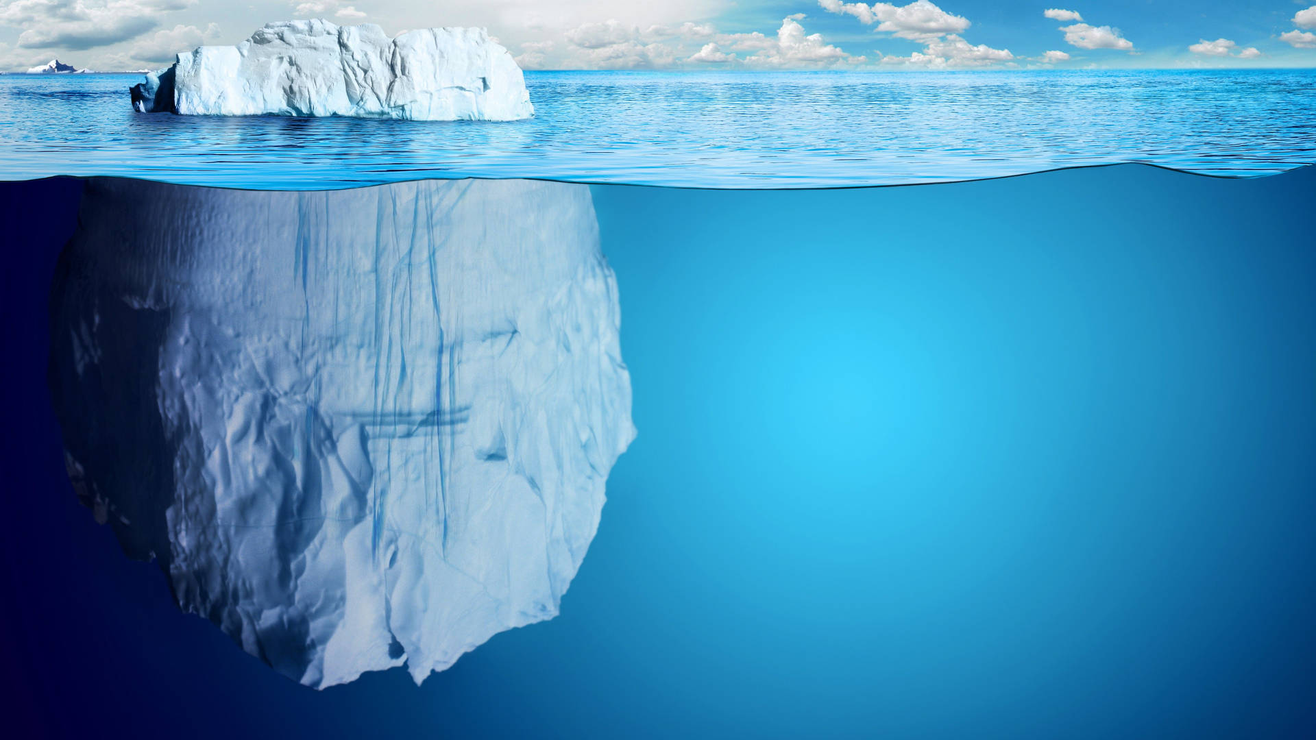 Caption: Mesmerizing Arctic Iceberg Background
