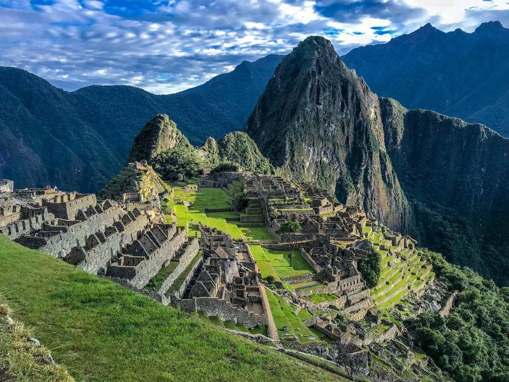 Caption: Mesmerizing View Of Machu Picchu's Central Plaza