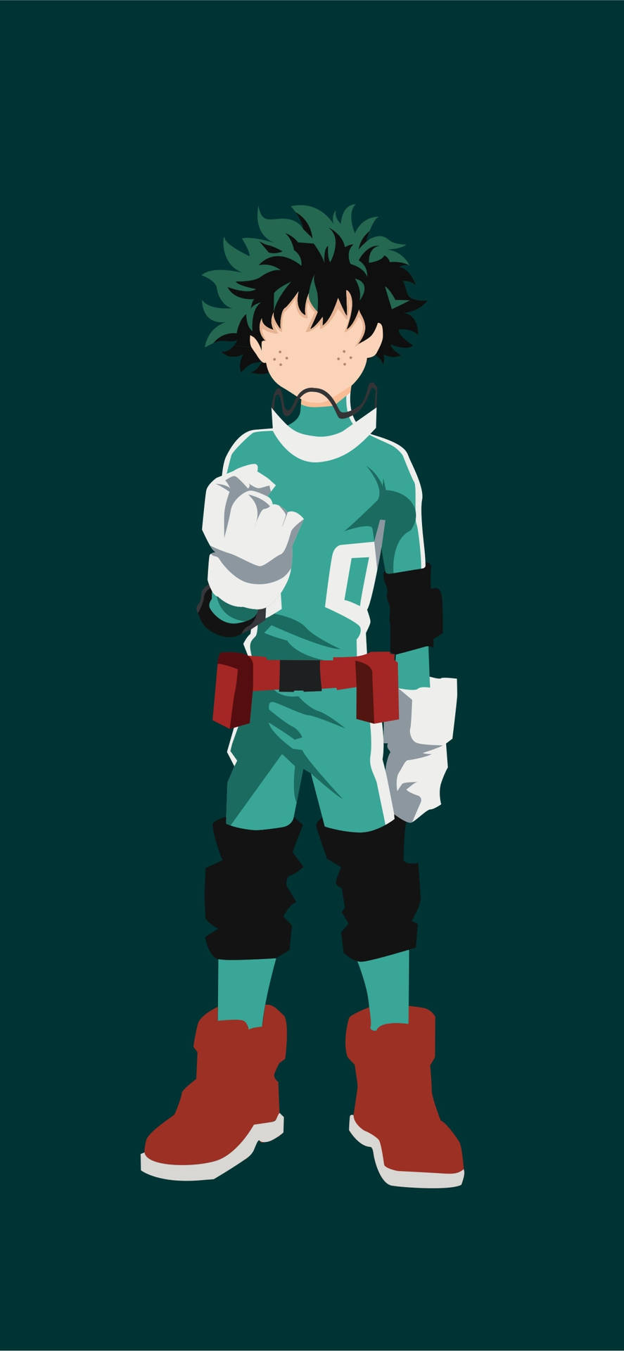 Caption: Midoriya Vector Art - My Hero Academia Iphone Wallpaper Background