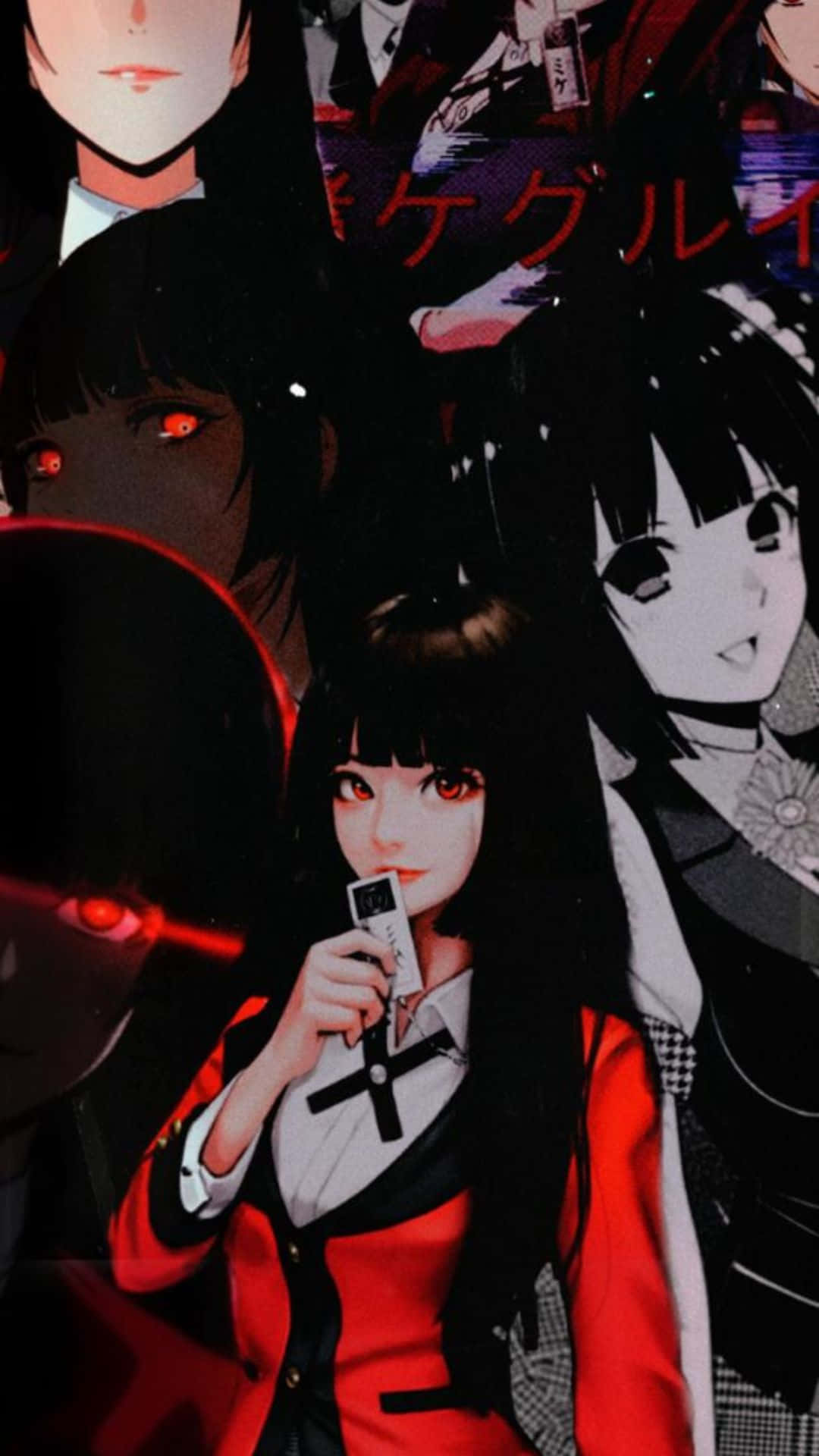 Caption: Mischievous Glint - A Spotlight On Yumeko Jabami Background