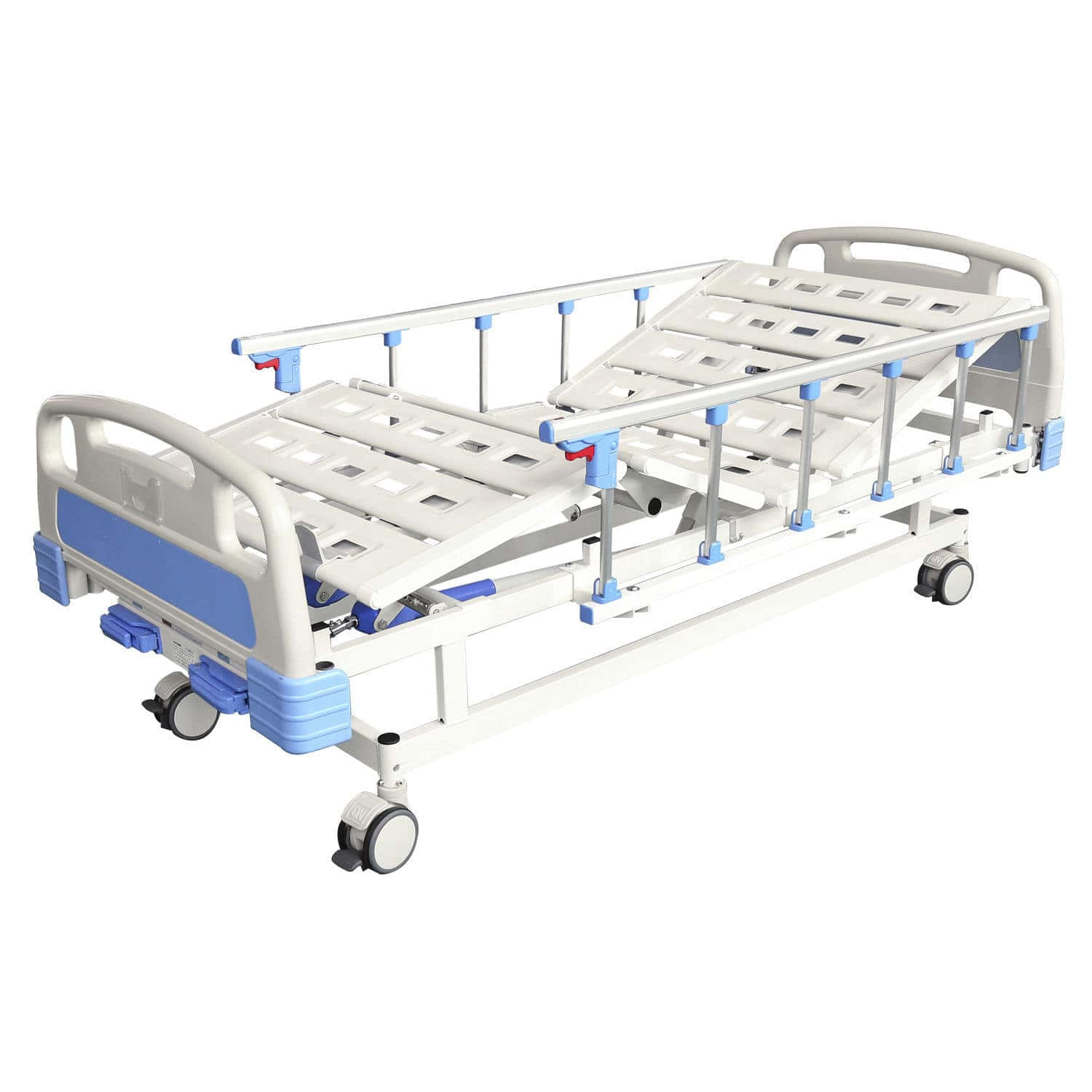 Caption: Modern Electric Hospital Bed Background