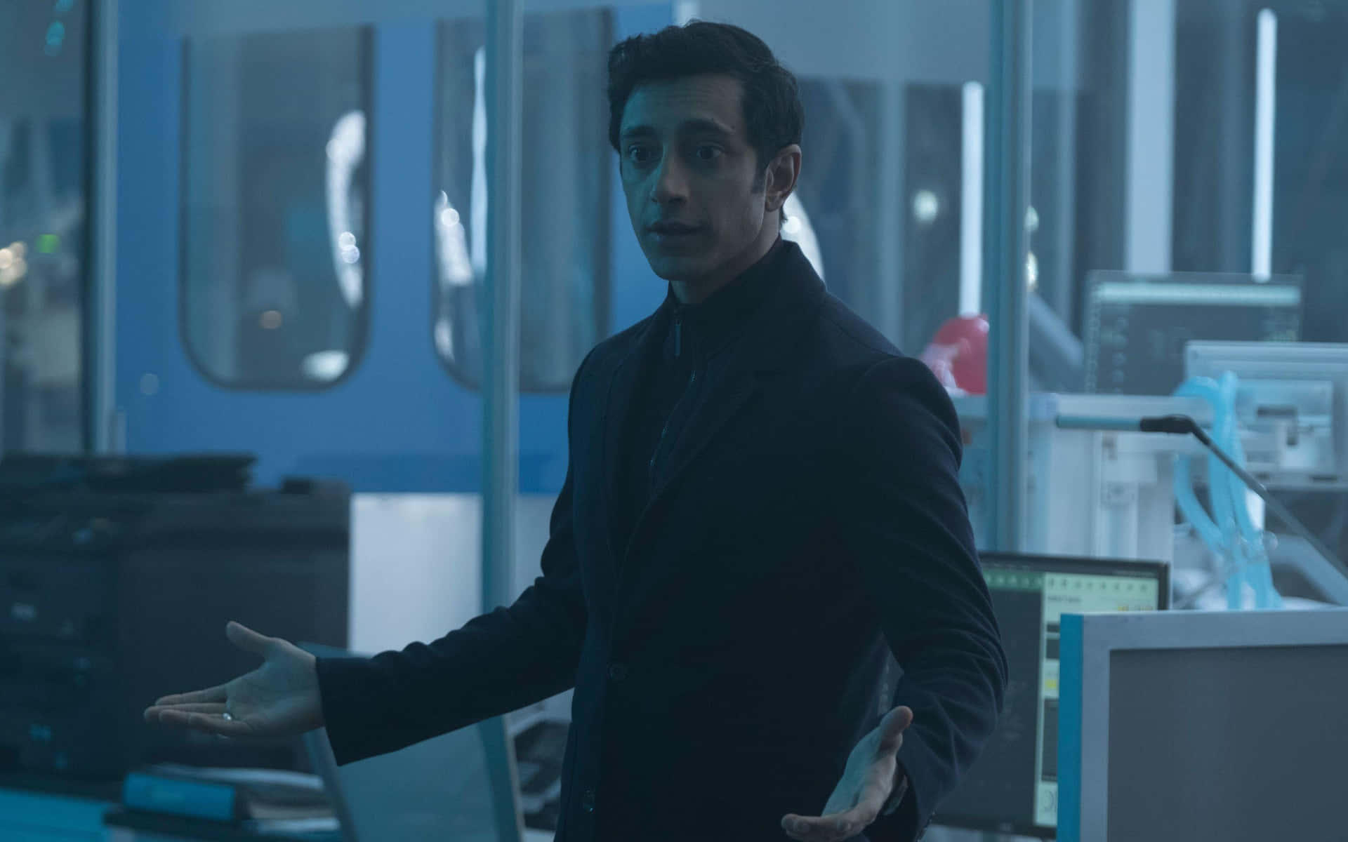 Caption: Multitalented Riz Ahmed In Action