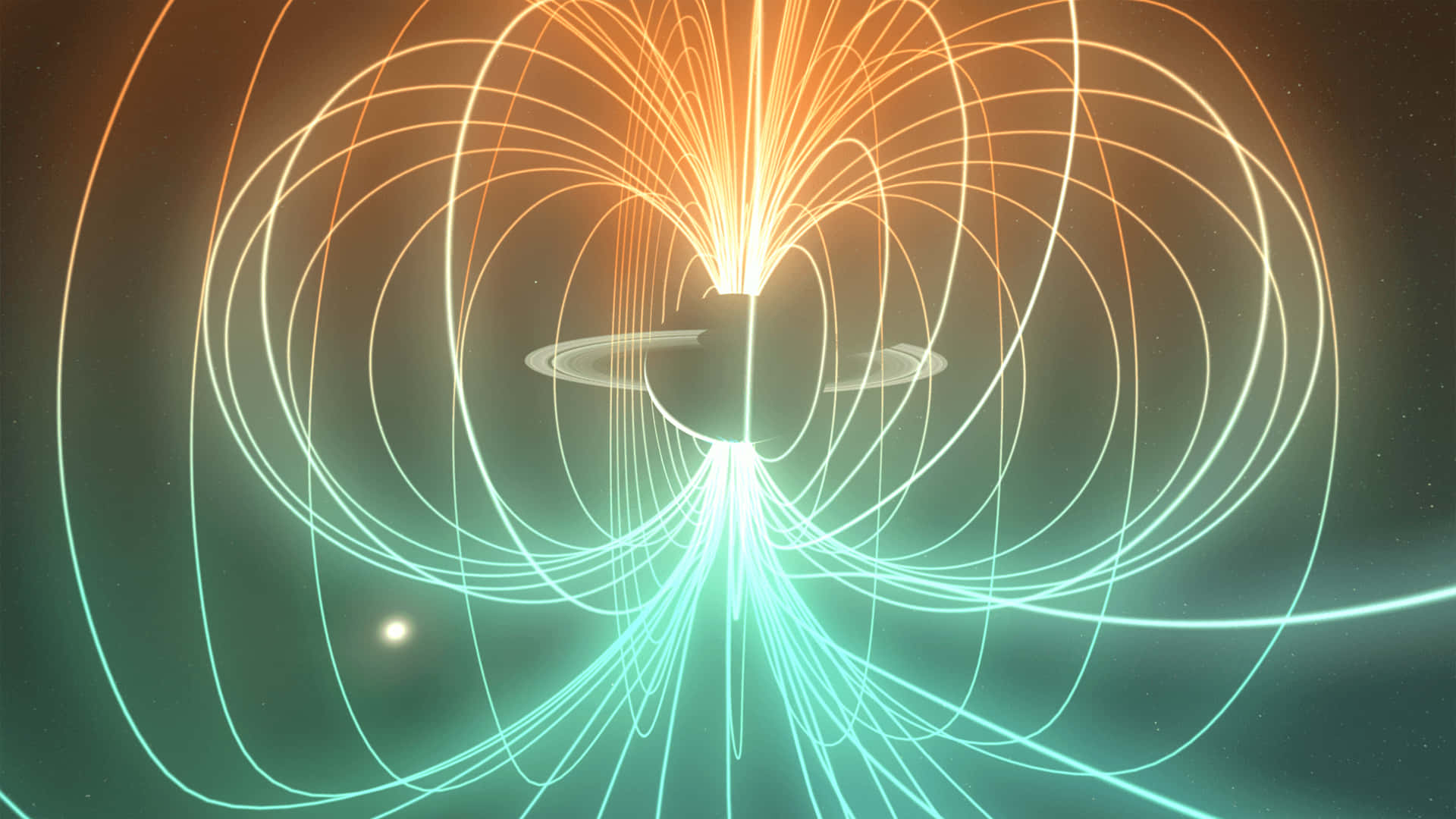 Caption: Mysteries Of The Hyperbolic Magnetic Field Background