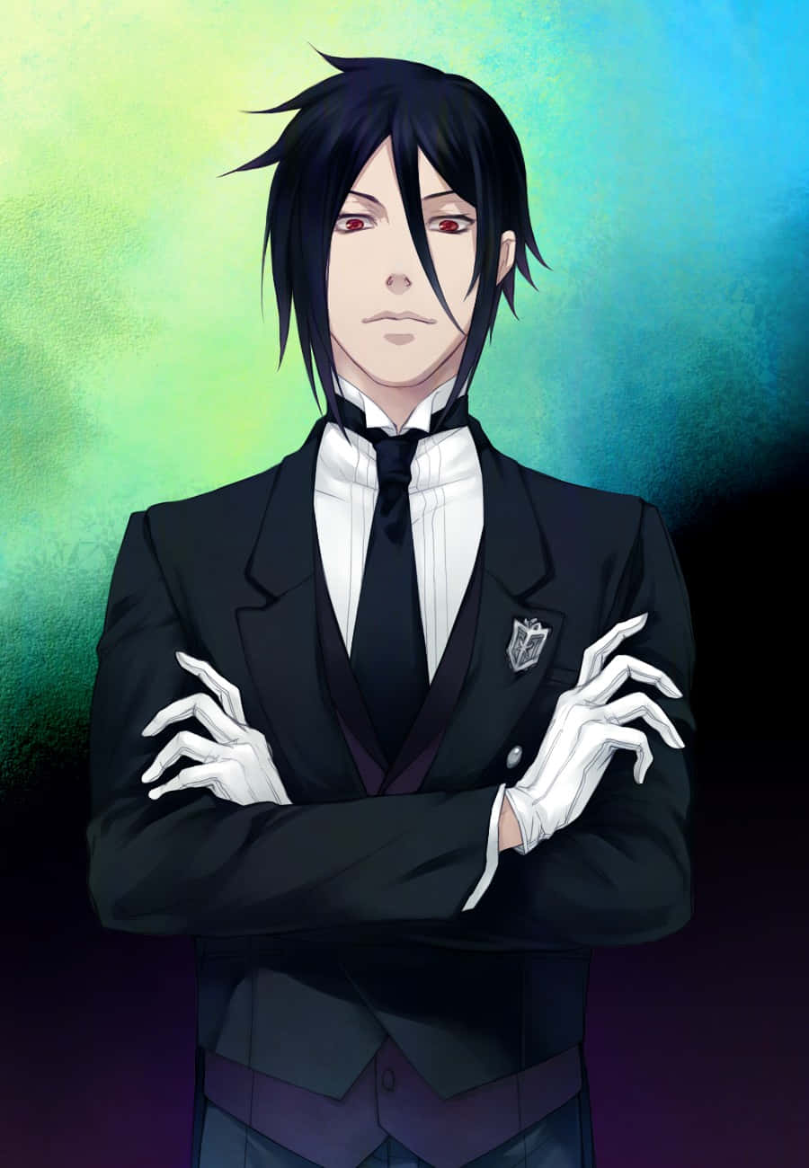 Caption: Mysterious And Elegant Sebastian Michaelis