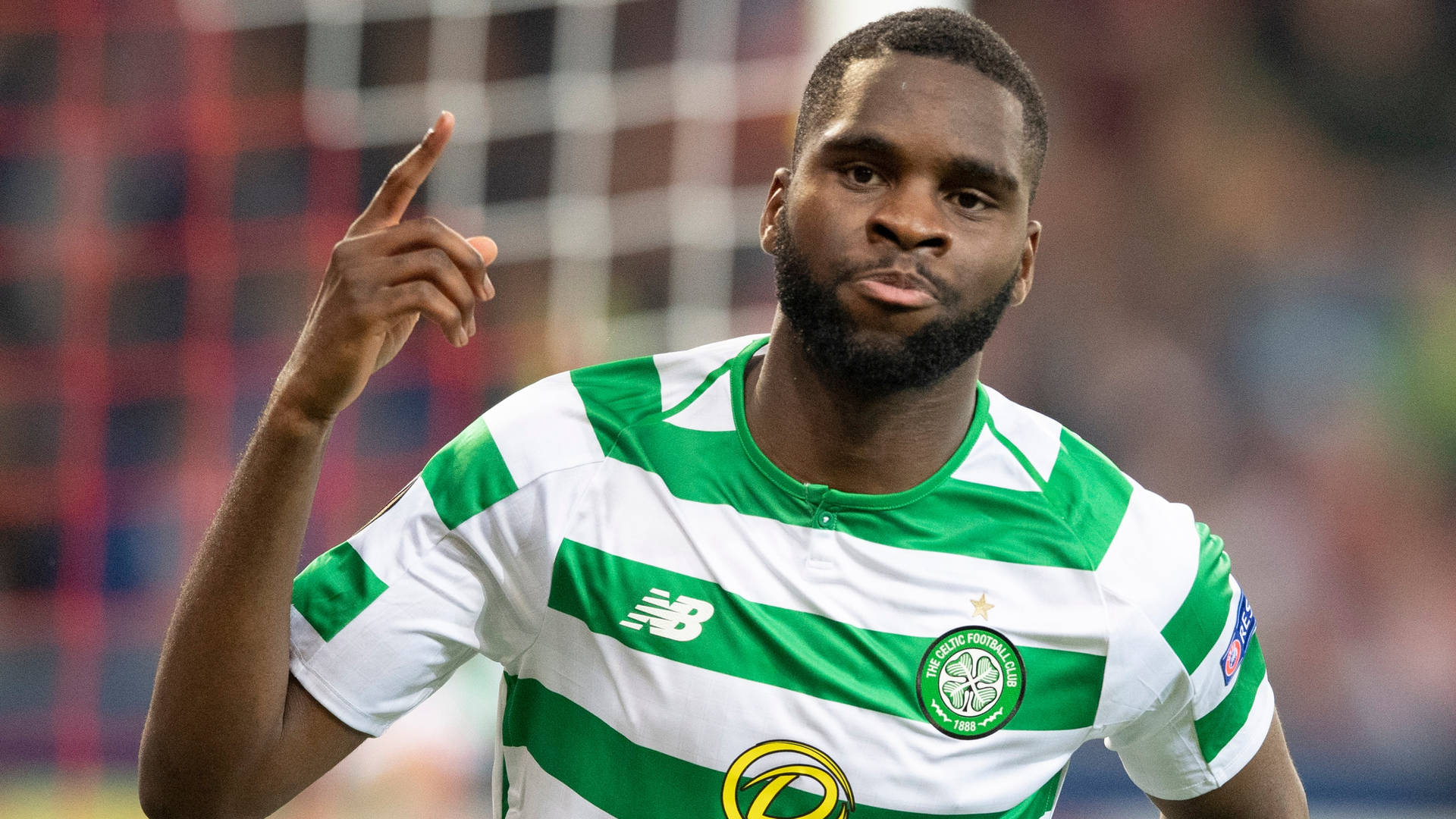 Caption: Odsonne Edouard Celebrates Victory Background