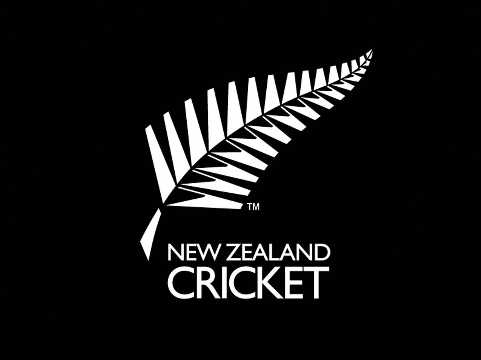 Caption: Official Logo Of New Zealand Cricket Team Background