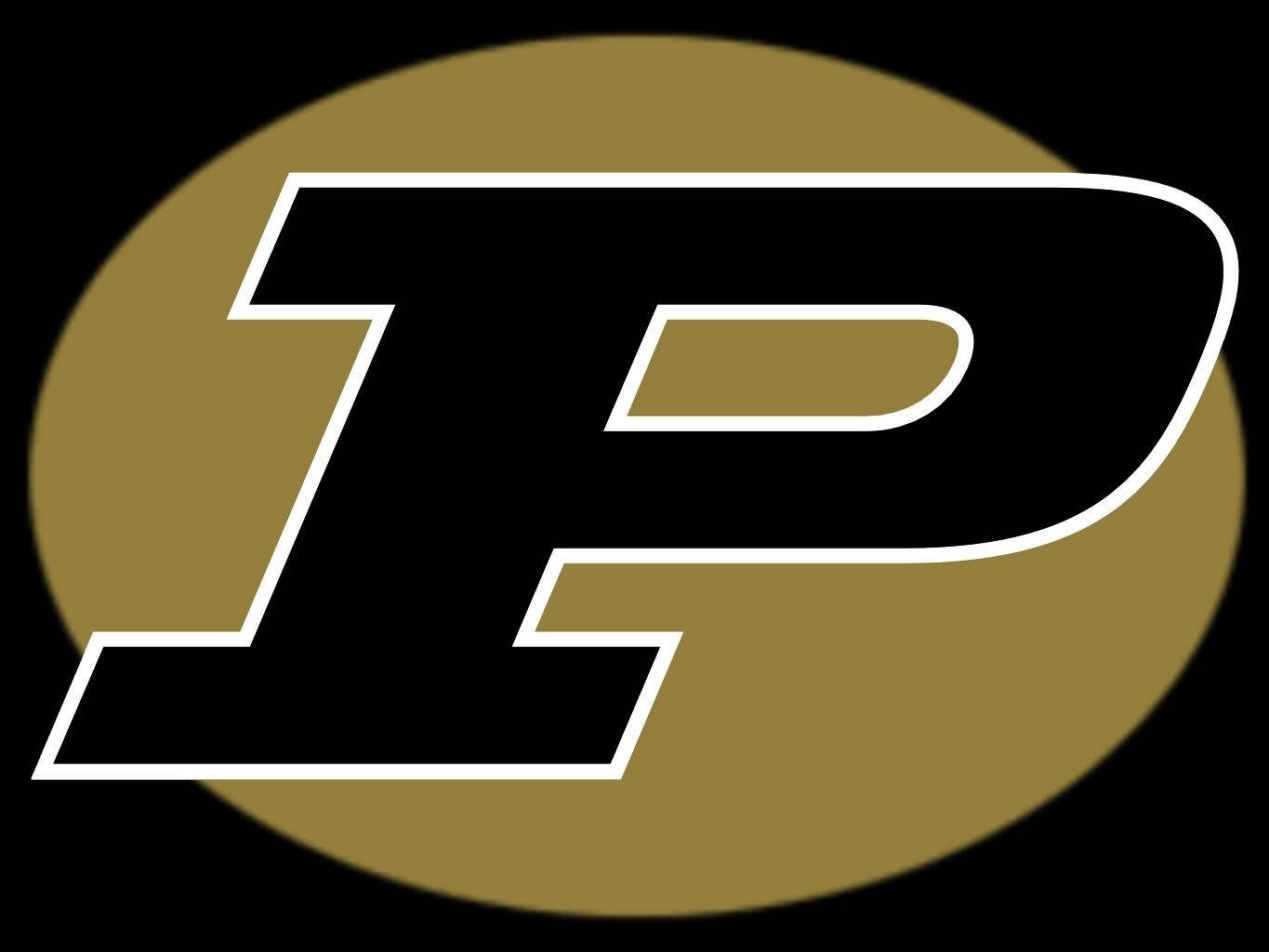 Caption: Official Logo Of Purdue University Background