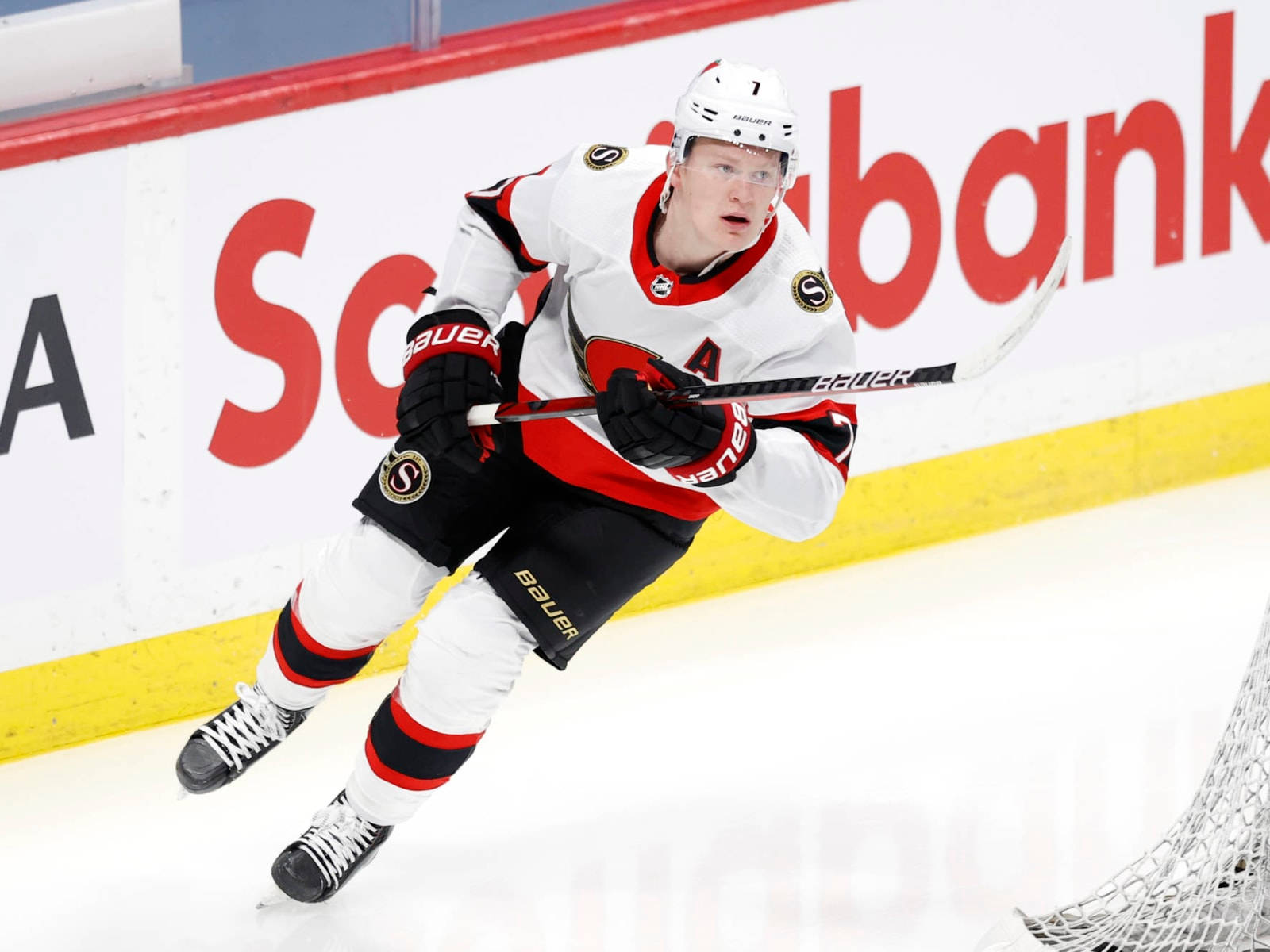 Caption: Ottawa Senators Star Brady Tkachuk In Action