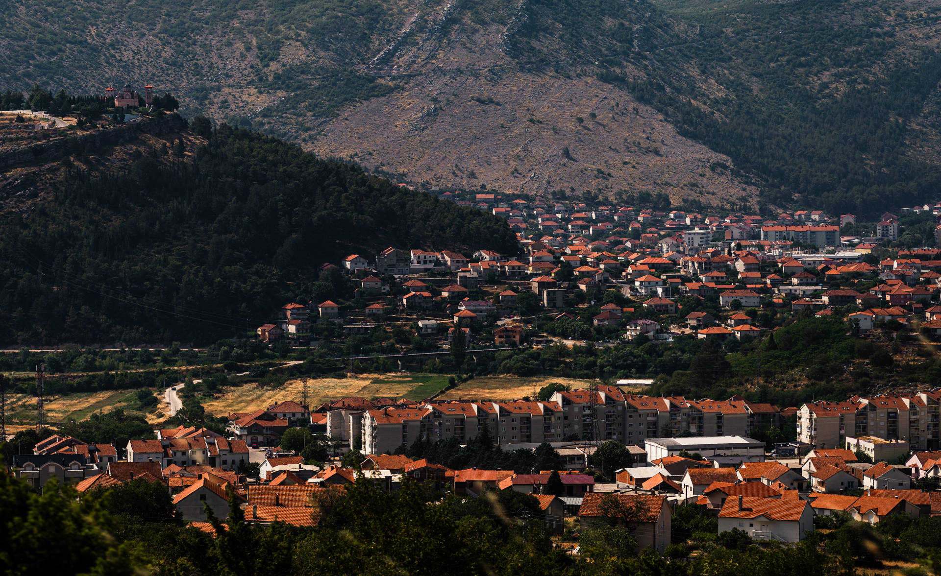 Caption: Picturesque View Of Trebinje Town, Bosnia And Herzegovina