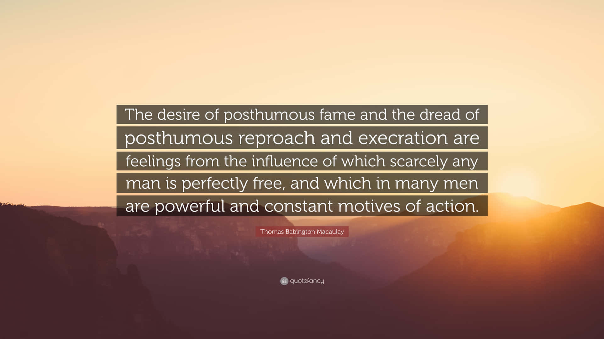 Caption: Posthumous Fame And Reproach Artwork Background