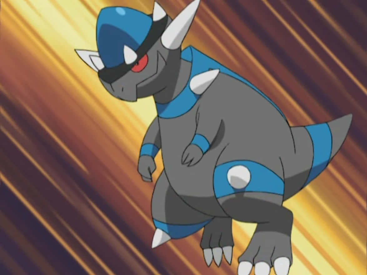 Caption: Powerful Cranidos Evolved, Final Form Dominates In Battle! Background