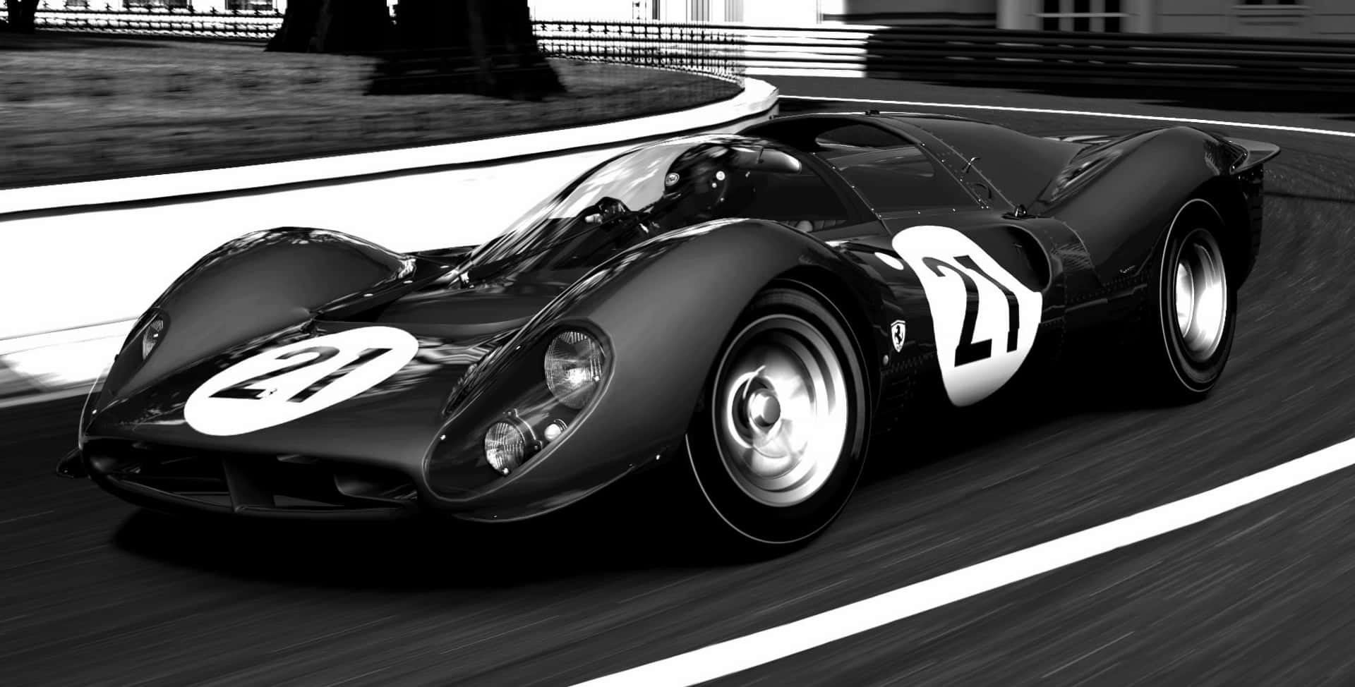 Caption: Pristine Elegance: A Ferrari 330 In Its Full Glory