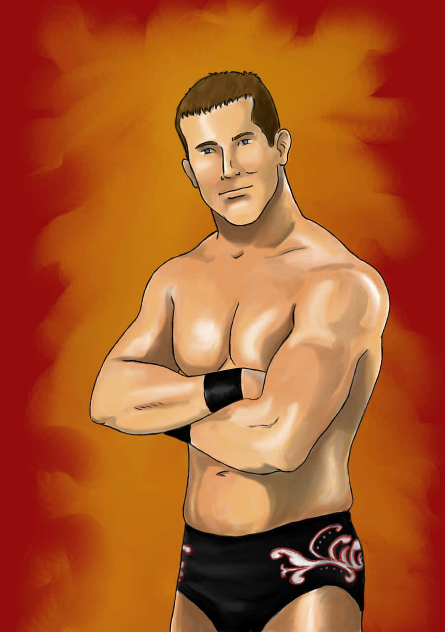 Caption: Professional Wrestler Ted Dibiase Jr. In Action Background