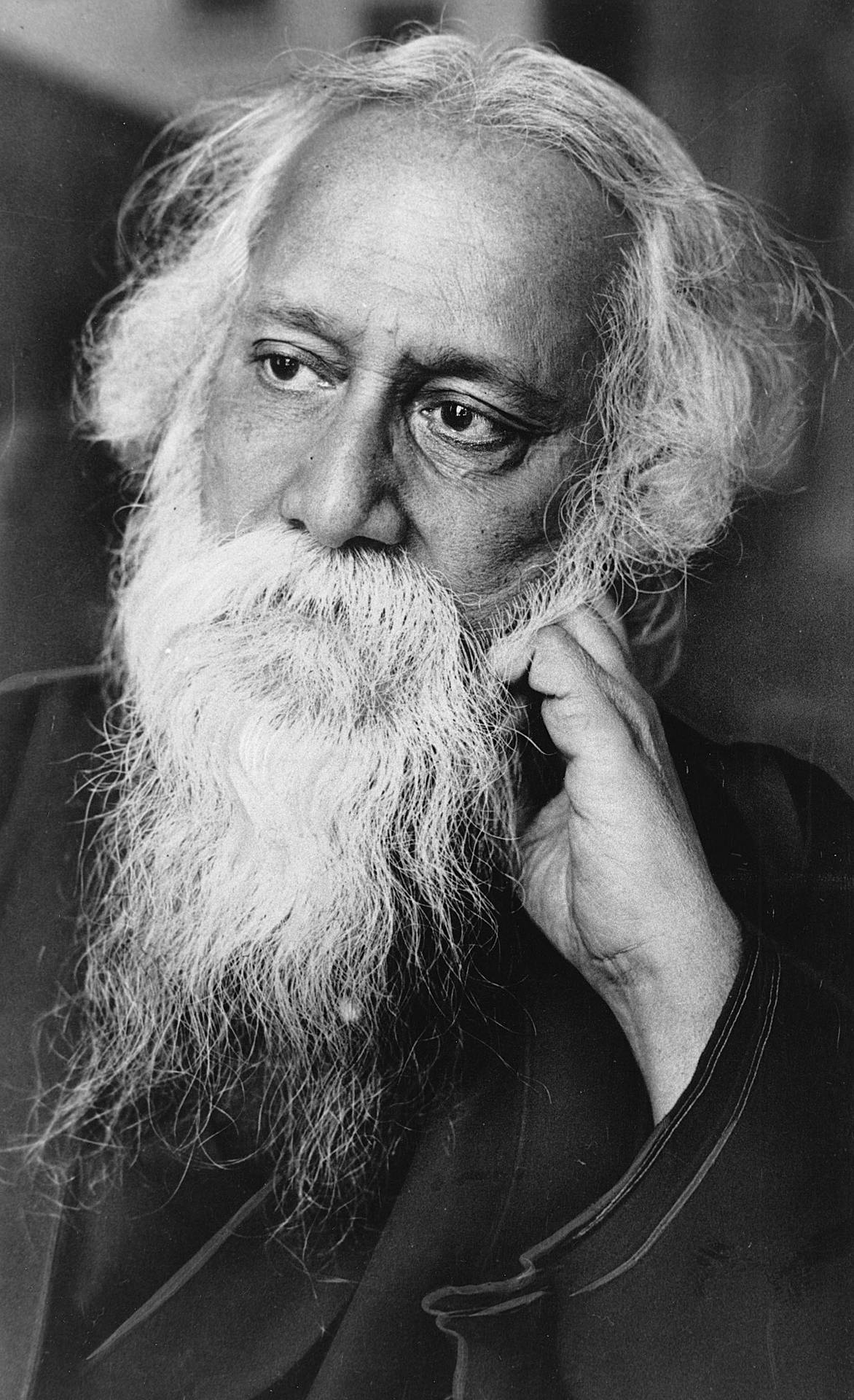 Caption: Rabindranath Tagore: The Bard Of Bengal Background