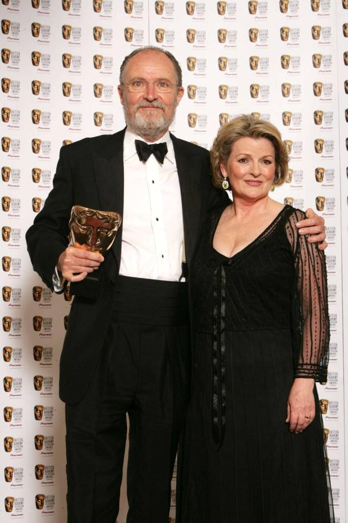 Caption: Renowned Actor Jim Broadbent And Brenda Blethyn At The 2007 Bafta Awards. Background