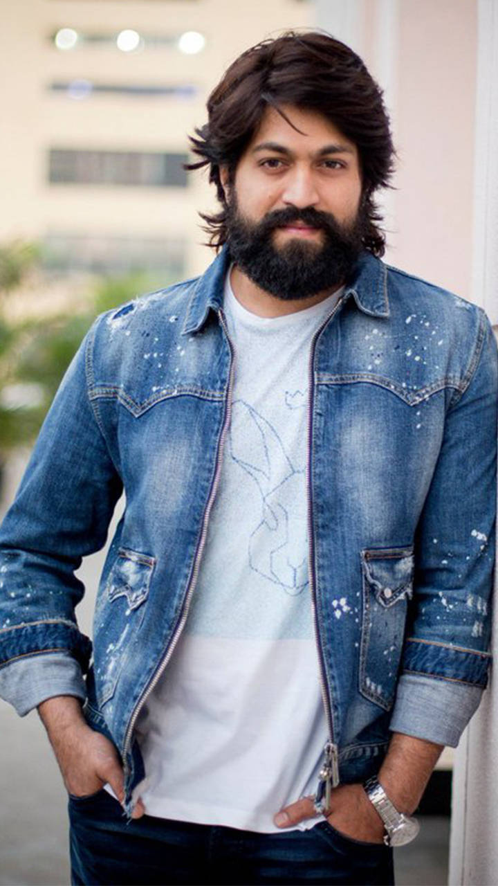 Caption: Rocking Star Yash In Casual Denim Style