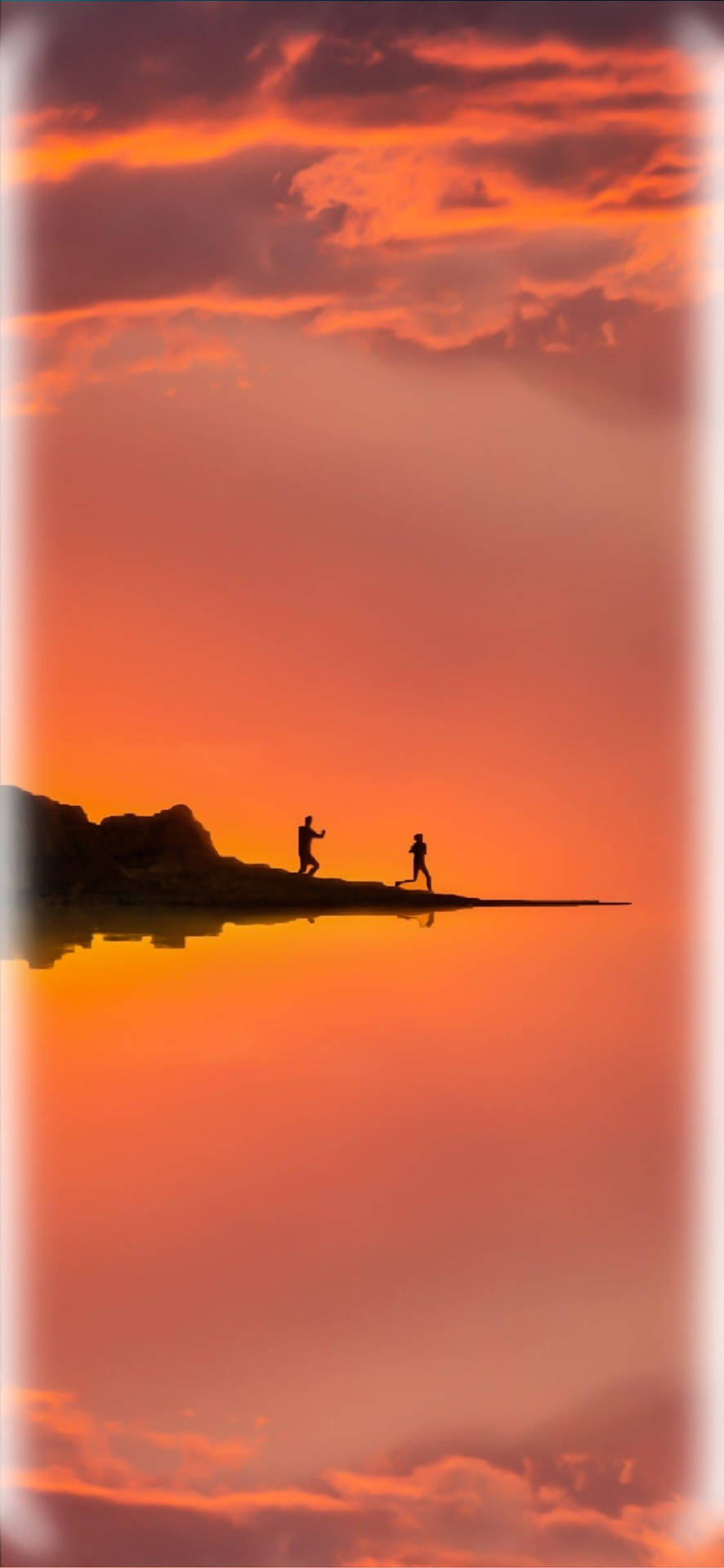 Caption: Romantic Sunset View On Samsung Full Hd Background