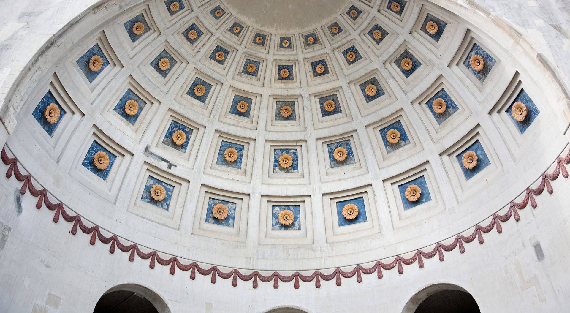 Caption: Rotunda Window At Ohio State University