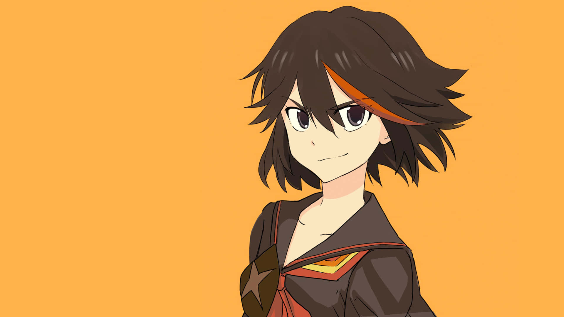 Caption: Ryuko Matoi In A Powerful Stance, Ready For Battle