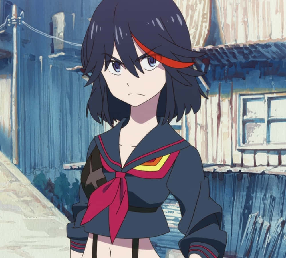 Caption: Ryuko Matoi In Action