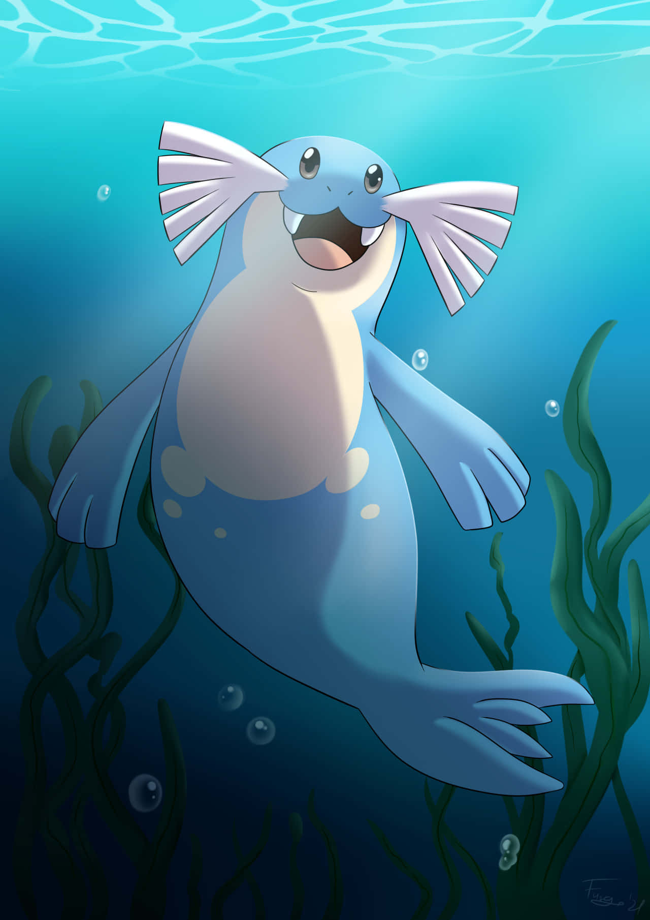 Caption: Sealeo Playing In The Wild