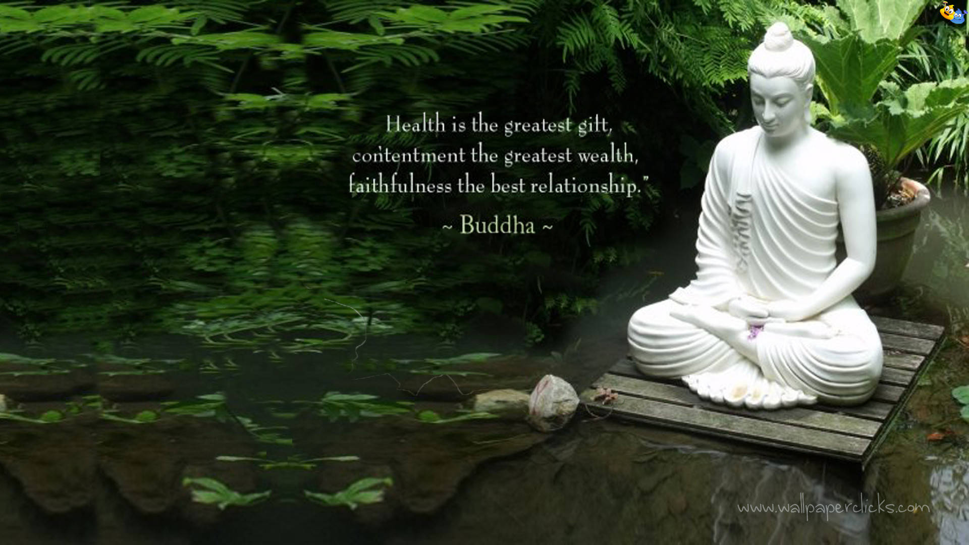 Caption: Serene Buddha In High Definition Background