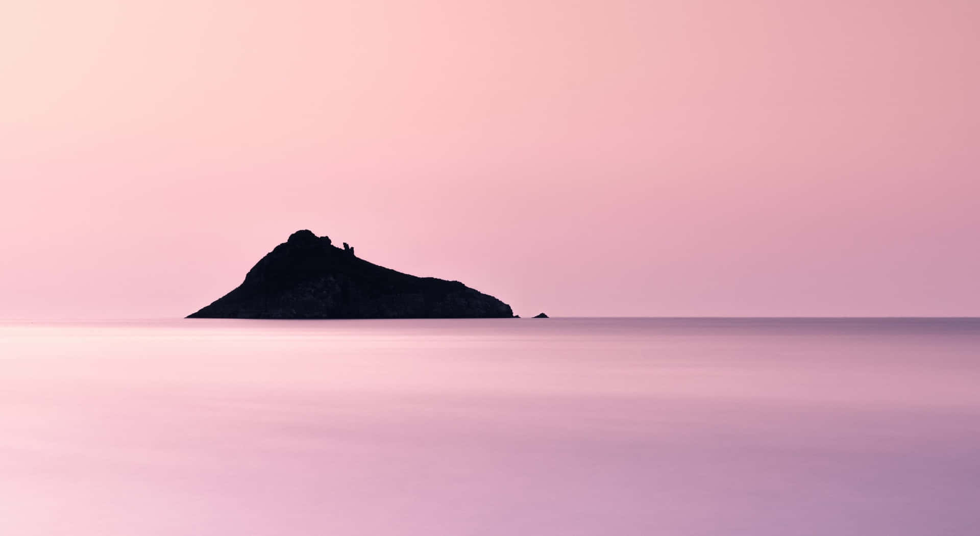 Caption: Serene Pink Desktop Background Background