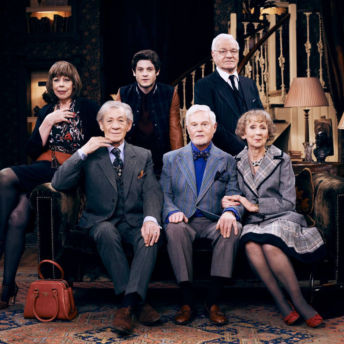 Caption: Sir Derek Jacobi In 'vicious' Tv Series Background