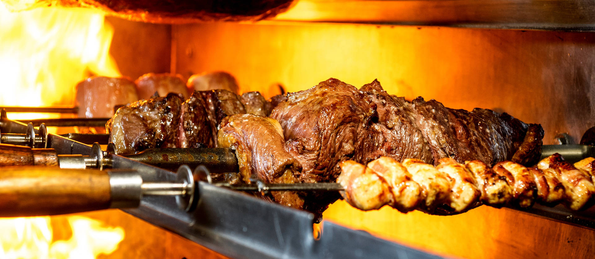 Caption: Sizzling Churrasco Being Grilled In Rio Grande